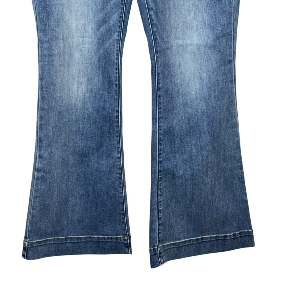 NWT Judy Blue Trouser Flare High Waist Jeans 15/32 - Picture 2 of 7